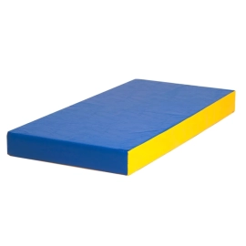 Спортивный мат (100 х 50 х 10) сине\желтый